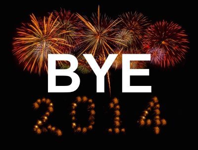 Picture of Bye 2014 and fireworks