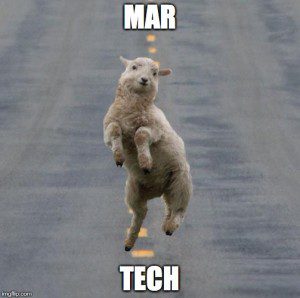A dancing MarTech sheep